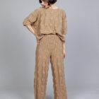 PANTALÓN HOJAS CAMEL - Imagen 2