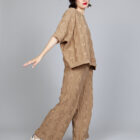 PANTALÓN HOJAS CAMEL - Imagen 5