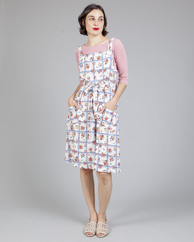 vestido delantal roses - Imagen 3
