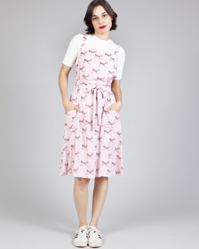 vestido delantal lazos - Imagen 3