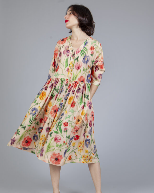Vestido multitalla waterflower - Imagen 3