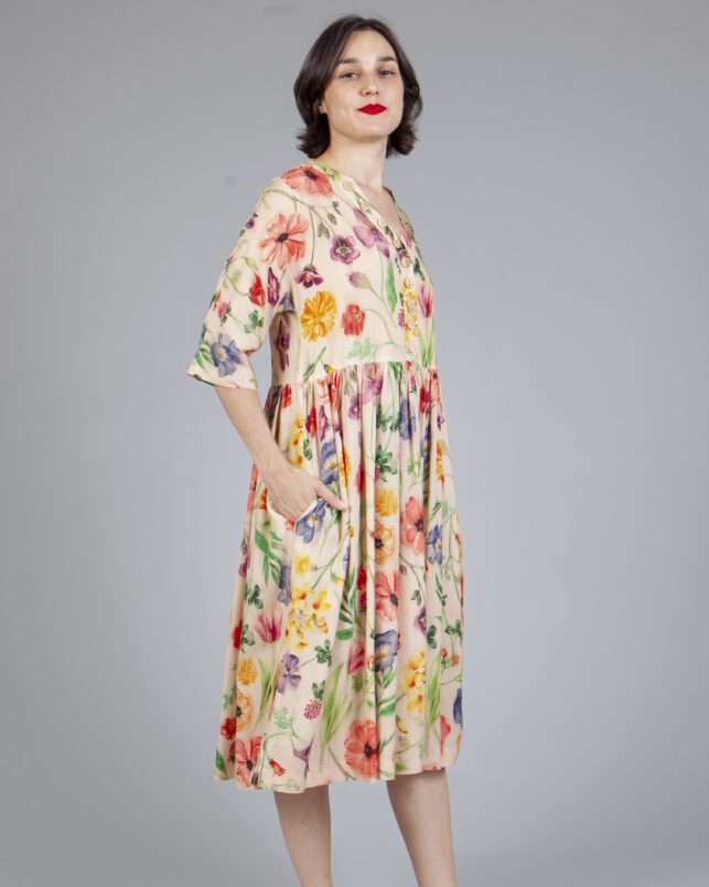 Vestido multitalla waterflower - Imagen 4