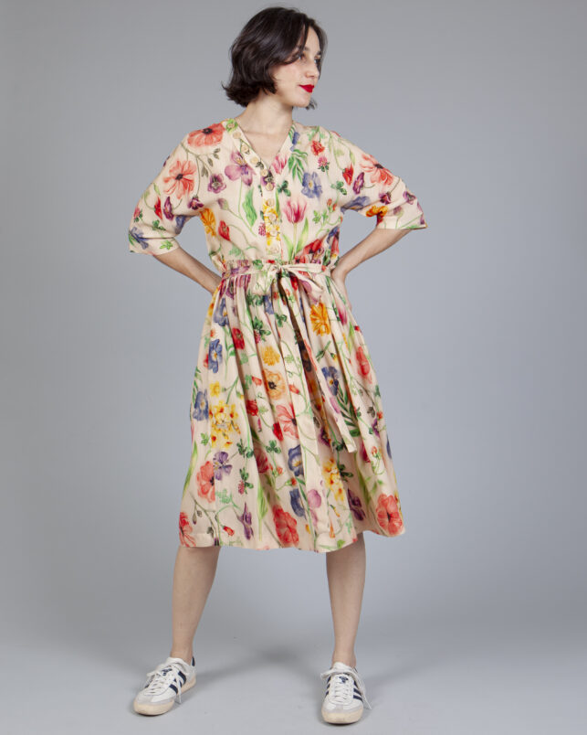 Vestido multitalla waterflower