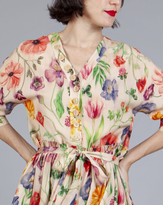 Vestido multitalla waterflower - Imagen 6