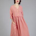 vestido multitalla blush - Imagen 3