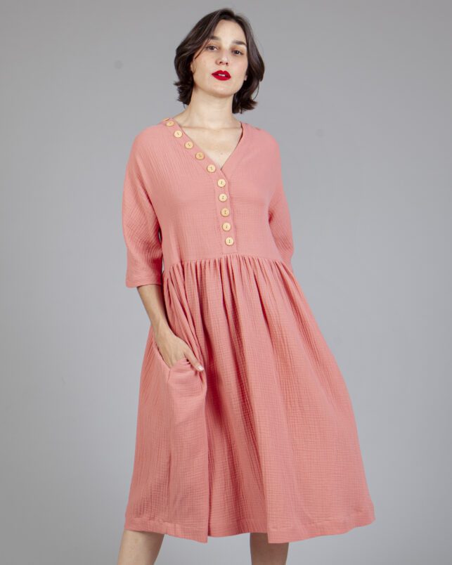 vestido multitalla blush - Imagen 3
