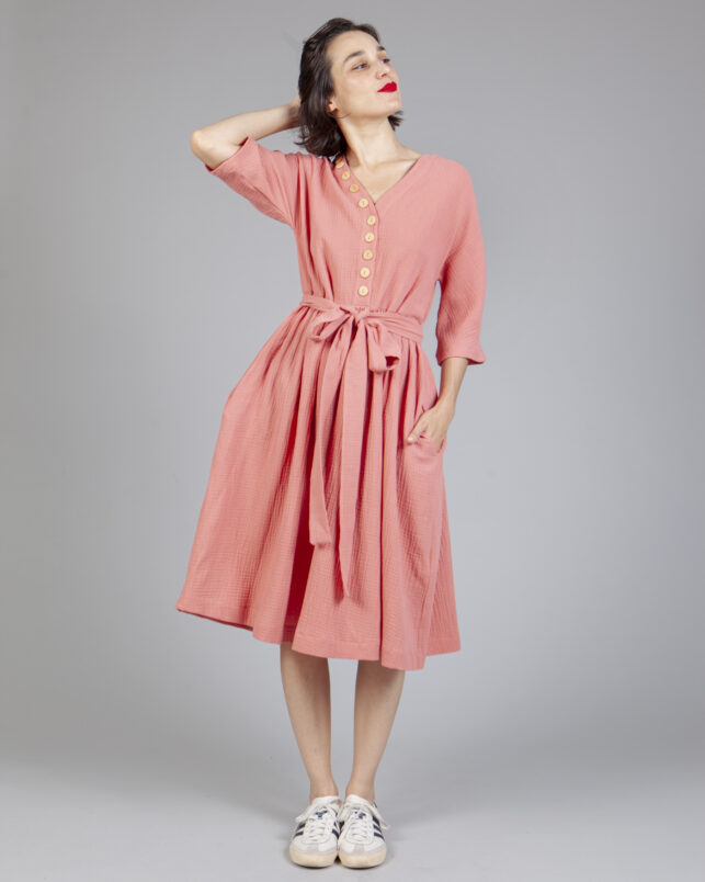 vestido multitalla blush - Imagen 5