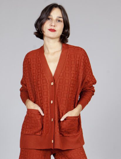 CARDIGAN TEJA SENCILLO