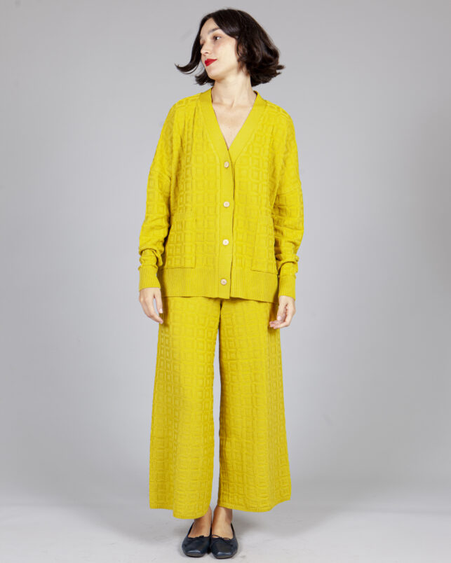 Cardigan sencillo limón - Imagen 2