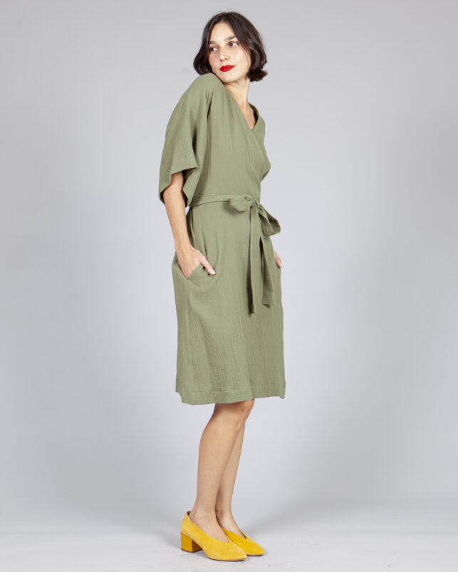 Kimono oliva - Imagen 2