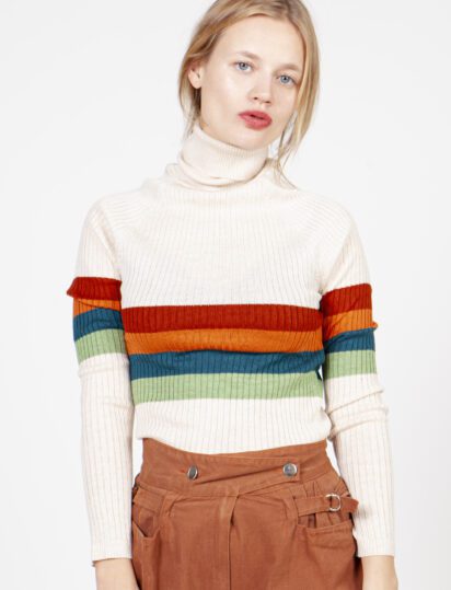 jersey canalé amanecer