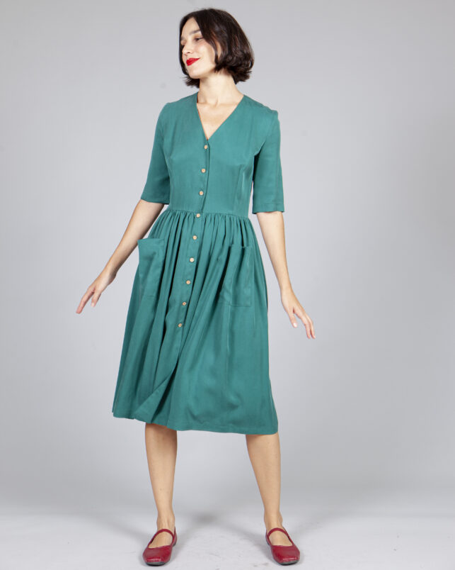 Vestido soft verde