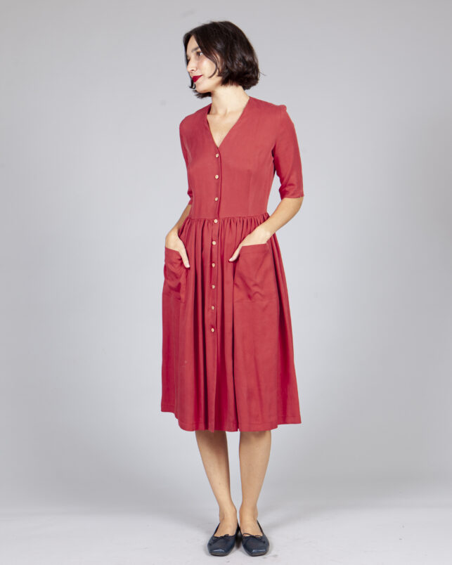 Vestido soft rojo