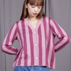 Chaqueta stripes cereza - Imagen 3