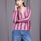 Chaqueta stripes cereza - Imagen 4