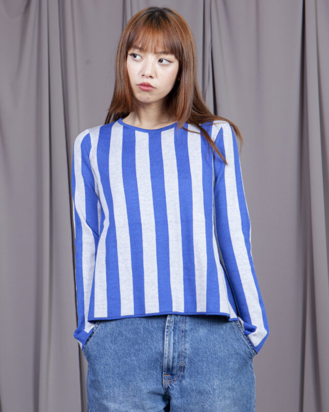 JERSEY STRIPES TINTA - Imagen 2
