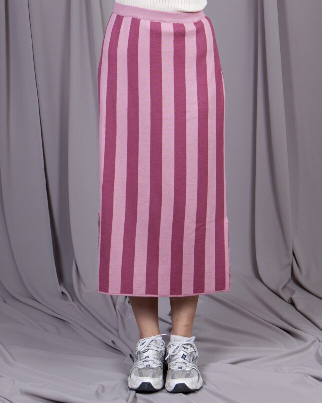 falda stripes cereza - Imagen 2