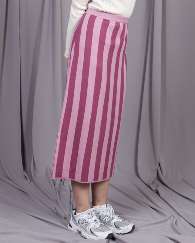 falda stripes cereza