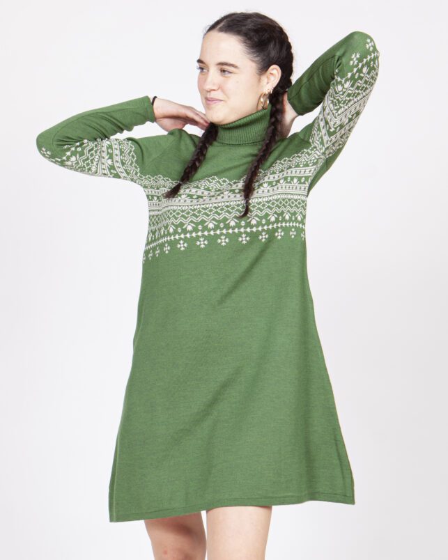 VESTIDO GRECA VERDE - Imagen 2