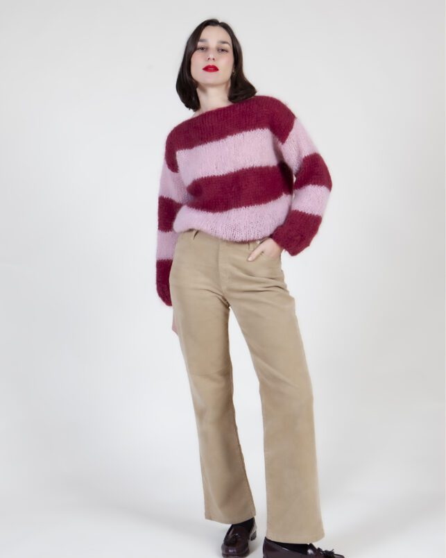Jersey Mohair rayas - Imagen 4