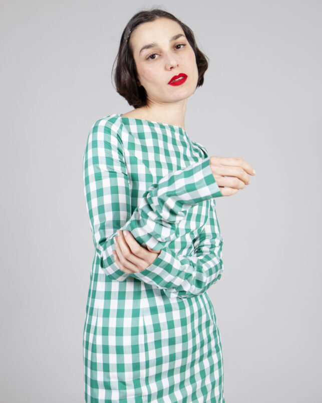 vestido BJORK verde - Imagen 3