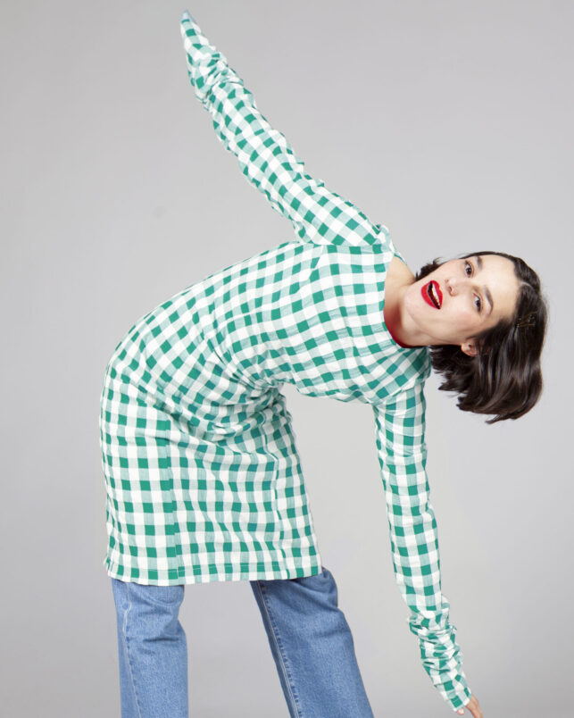 vestido BJORK verde - Imagen 6