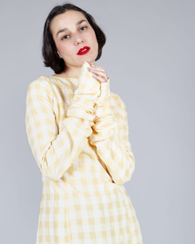 vestido BJORK amarillo - Imagen 3