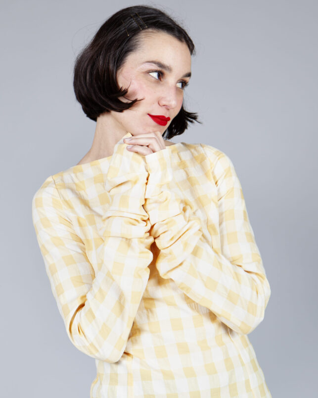vestido BJORK amarillo - Imagen 4
