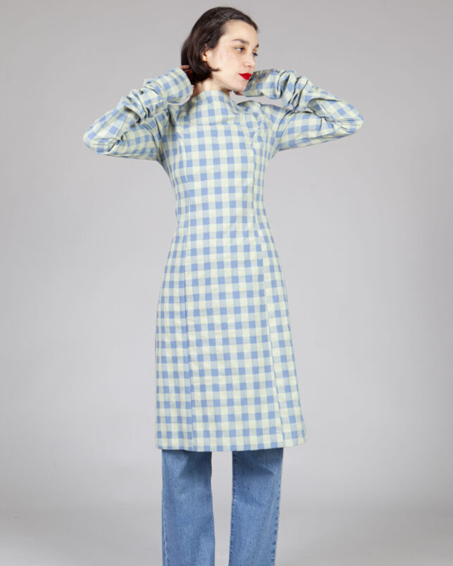 vestido bjork azul - Imagen 2