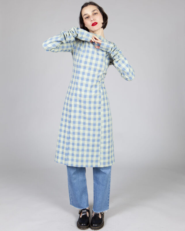vestido bjork azul - Imagen 3