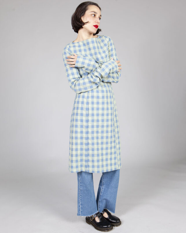 vestido bjork azul - Imagen 5