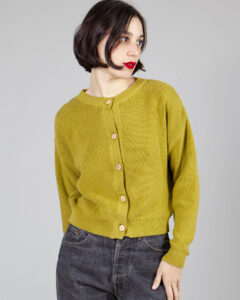 chaqueta mina pistacho