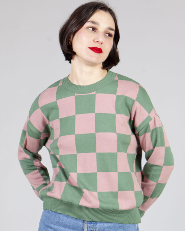 jersey plaid green