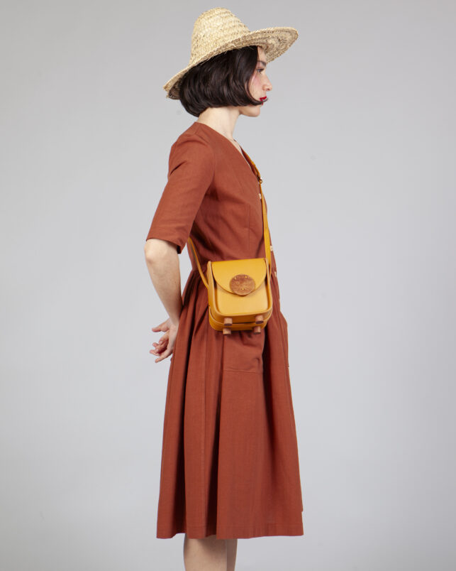 bolso piccolo mostaza - Imagen 3