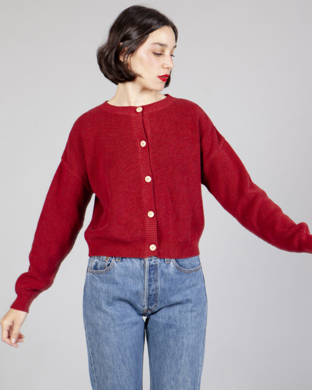 chaqueta mina granate