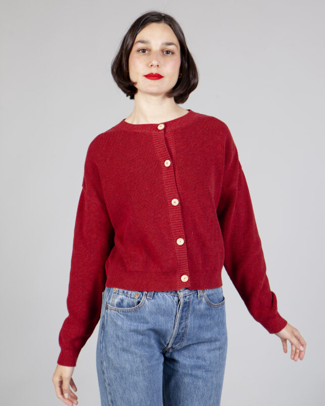 chaqueta mina granate - Imagen 4