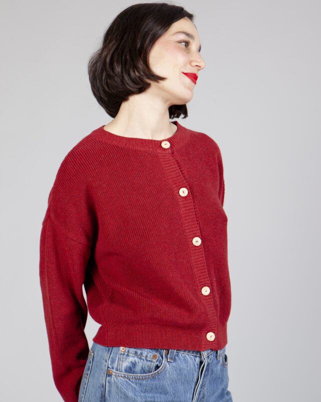 chaqueta mina granate - Imagen 5