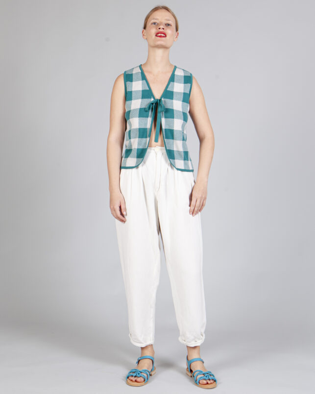 CHALECO VICHY ESMERALDA - Imagen 3