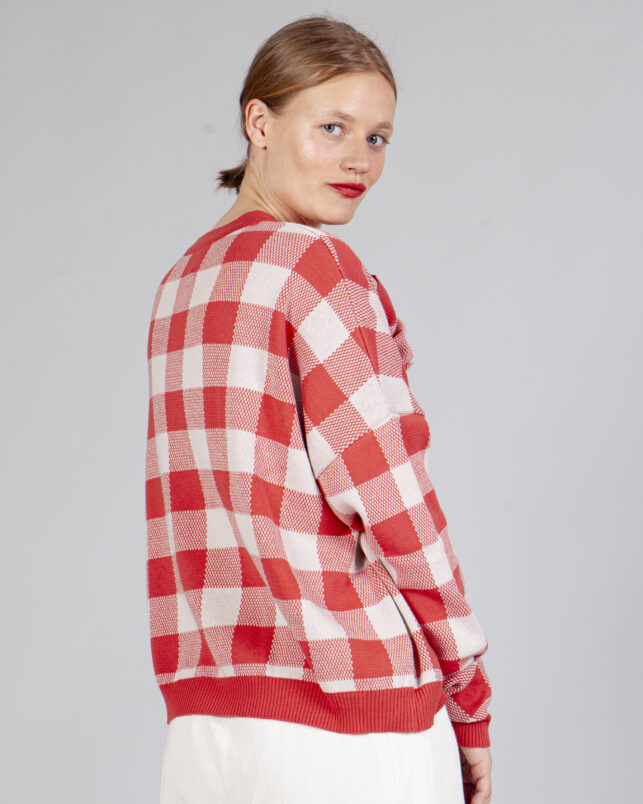 CHAQUETA VICHY CORAL - Imagen 5