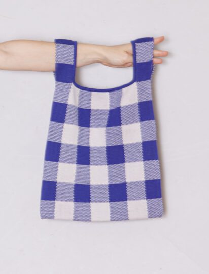 BOLSO VICHY COBALTO