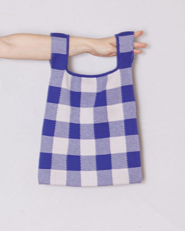 BOLSO VICHY COBALTO
