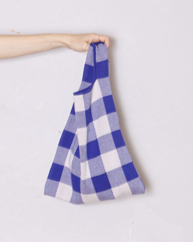 BOLSO VICHY COBALTO - Imagen 2
