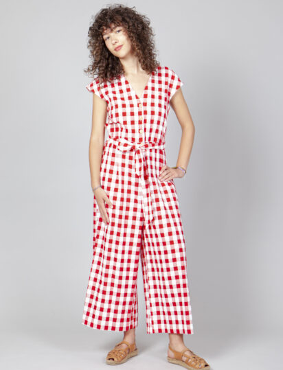 mono vichy red
