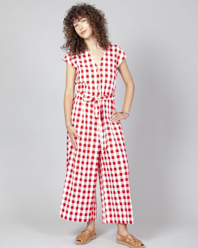 mono vichy red