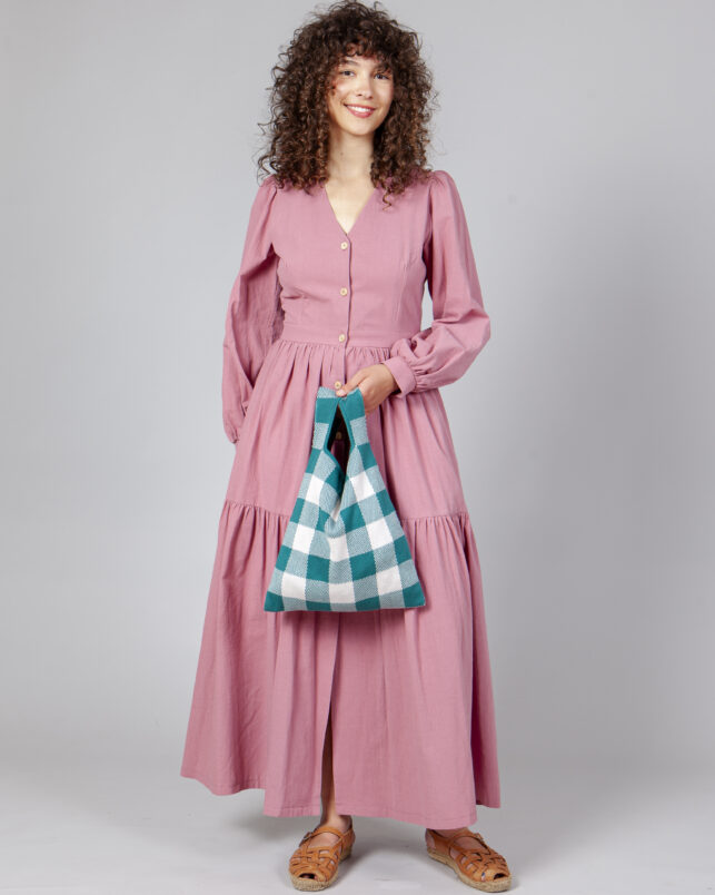 BOLSO VICHY ESMERALDA - Imagen 4