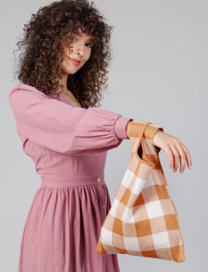 BOLSO VICHY CARAMELO