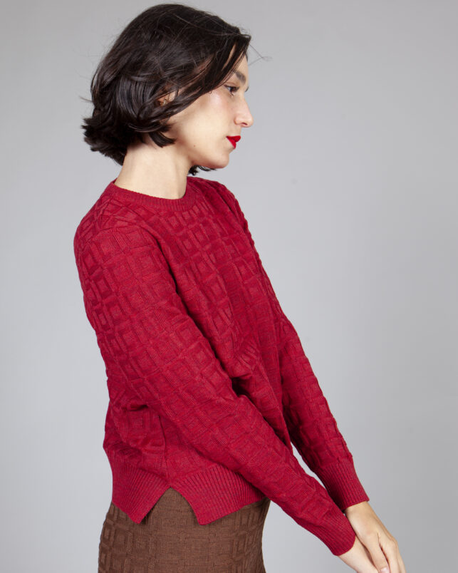 jersey sencillo burgundy - Imagen 5