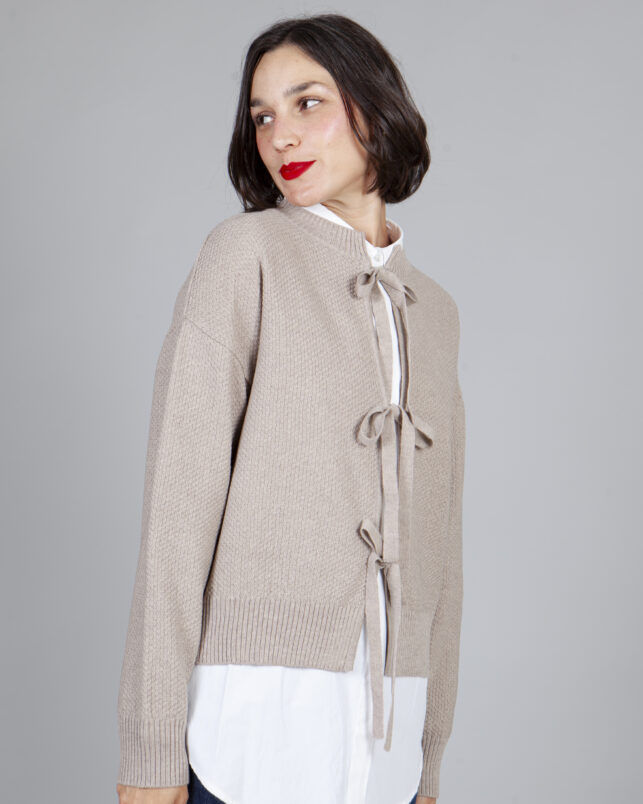 CHAQUETA DORIS BEIGE - Imagen 4