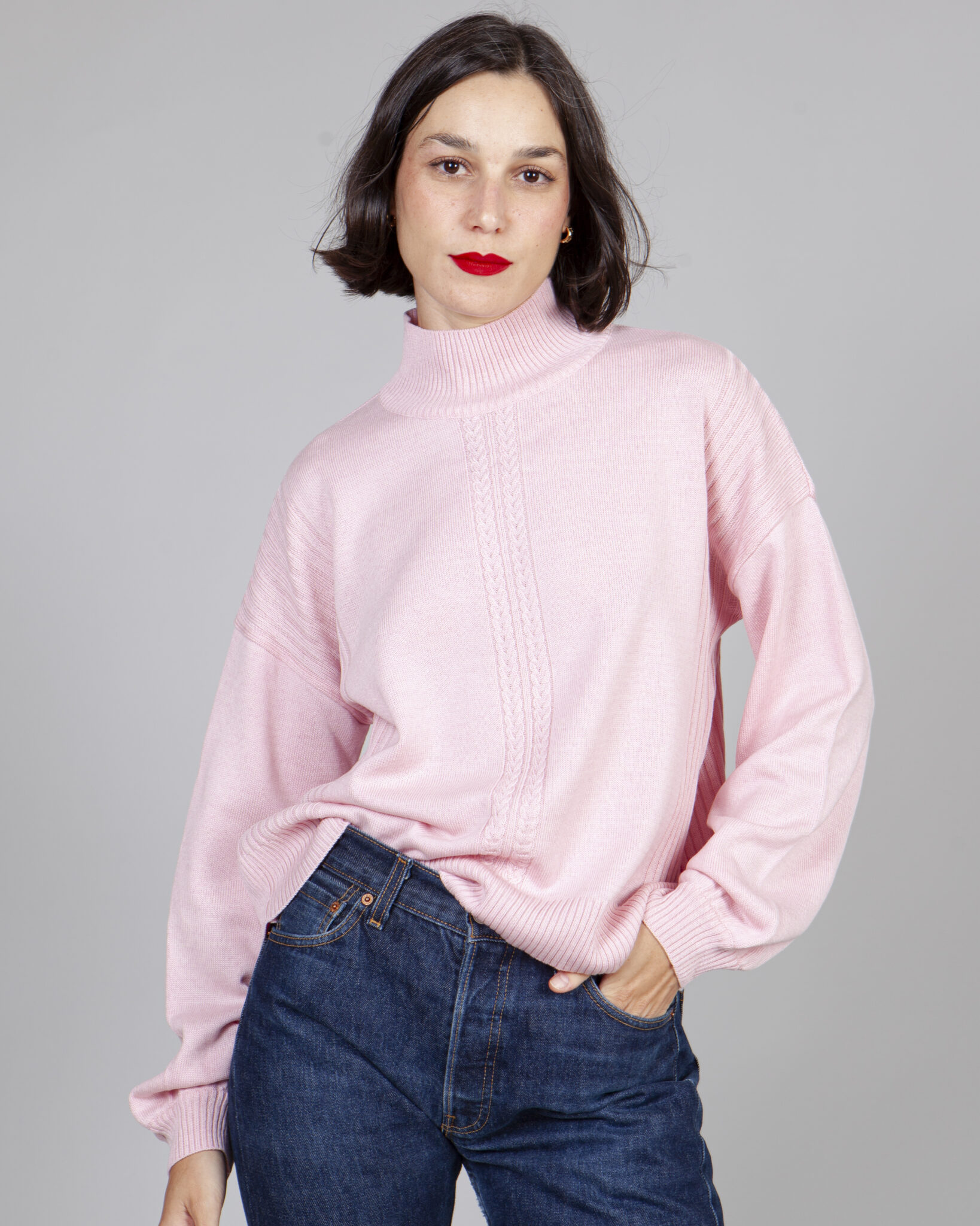 JERSEY DELICATE ROSA - Imagen 4