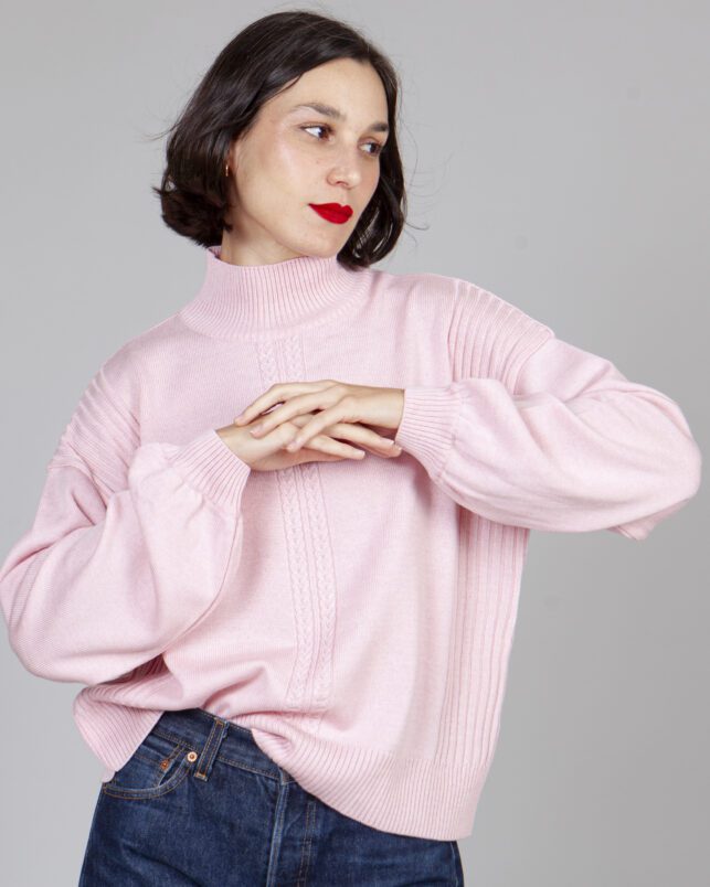 JERSEY DELICATE ROSA - Imagen 5